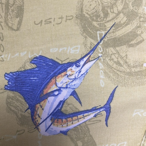 🎣 Like New Columbia Deep Sea Fishing Button Down Short Sleeve Men’s Size L - Picture 6 of 11